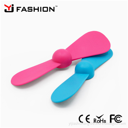 2 IN 1 Travel Portable CellPhone Mini Fan Cooling Cooler For Micro USB For iPhone 5 5S SE 6 6S Plus 8 Pin Android Phones S6 S7